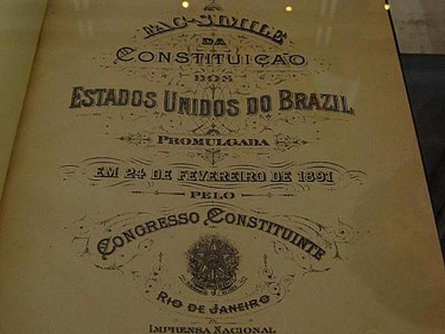 Constituição de 1891 Estados Unidos do Brasil